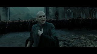 Voldemort y los Mortifagos marchan a Hogwarts | Harry Potter y Las Reliquias de la Muerte pt2