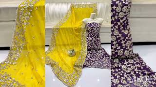 *chiffon fabric|Hand Made Traditional Most demanding LCD Gotta jall Suits*