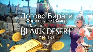 Фарм на узле Логово Бираги | Замер | Патч от 29.09.2021 | Black Desert Online