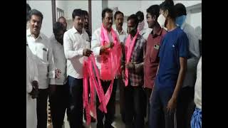 Opposition Party Leader Joins TRS in Presence Of MLA Sunke Ravishankar