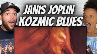 SHE'S 1 Of 1!| FIRST TIME HEARING Janis Joplin -  Kozmic Blues REACTION