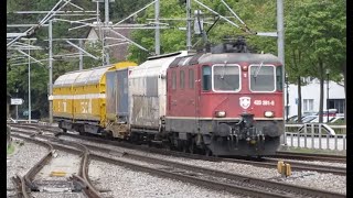 SBB CFF FFS Class Re 420 and Re 620 at Flüelen