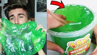 SCOPRIAMO 1 KG DI MELMITO SLIME IN UN SECCHIO | Simo's Art