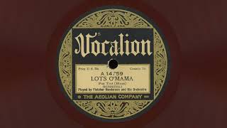 "Lots O' Mama" - Fletcher Henderson and his Orchestra (1924)