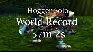 Classic WoW - Hogger Solo [OLD] World Record (57m 2s)