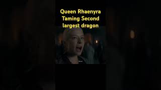 Queen Rhaenyra Taming Vermithor | The second largest dragon after Vhagar | #dragonrising #shorts