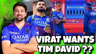 IPL 2025: RCB Targets Tim David as New Finisher | Mega Auction 2025