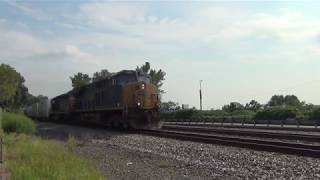 CSX Transportation - General Electric ET44AH #3433 passing through Ridgefield Park