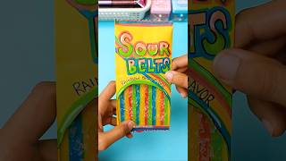 DIY Nano Tape Squishy *Rainbow Sour Belts *🌈 #shorts #youtubeshorts #diy #squishy #nanotape