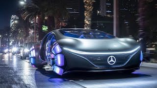 NO Steering Wheel!! Driving The Future Mercedes 2021 Shorts | #visionAVTR | #shorts