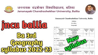 jncu ballia geography ba 3rd year syllabus 2022/jncu ballia geography syllabus 2022/Ba 3rd year