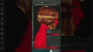 How to Change Brown Hair to any Color in Photoshop- #short Tutorial