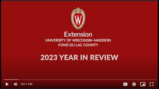 Fond du Lac County Extension Annual Report 2023