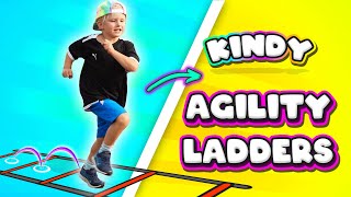 Kindergarten AGILITY LADDER skills (Lesson 3): Co-ordination & locomotion