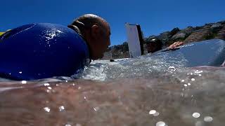 Increible sesión de Bodyboard  + rescate de bañista | RAW | GoPro POV | Reñaca | Chile