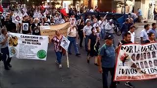 Mitin y marcha a 5 años de la desaparición forzada de los 43 de Ayotzinapa