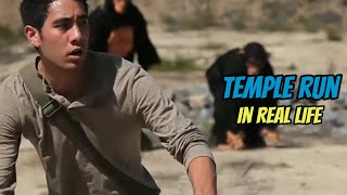 Zach king 👑 Real Life playing temple Run | #Shorts