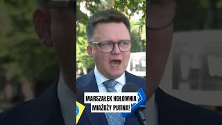 MARSZAŁEK HOŁOWNIA OSTRO O DZIAŁANIACH ROSJI! MIAŻDŻY PUTINA! #polityka #sejm #polska