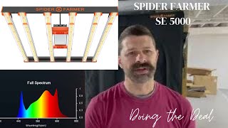 Spider Farmer SE 5000 Grow Room Lighting: Unboxing & Set Up