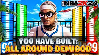 *NEW* 6'6 DEMIGOD GUARD BUILD IS THE BEST BUILD IN NBA 2K24! GAMEBREAKING BEST BUILD IN NBA 2K24!