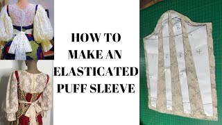 HOW TO MAKE AN ELASTICATED PUFF SLEEVE