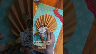 Diy cake topper #shorts