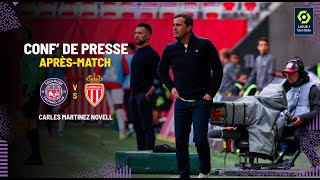 #TFCASM "Dans une phase où l'on a besoin de gagner", Carles Martinez Novell après TéFéCé/AS Monaco