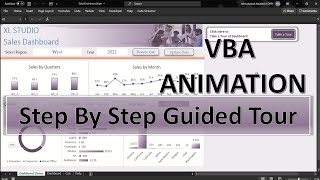 Excel VBA - Step by Step guided tour animation using VBA - PART 1 | Excel VBA | XLStudio