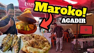 AGADIR, Maroko: JEDZENIE NA BAZARZE, RESTAURACJE ORAZ ZWIEDZAMY AGADIR!