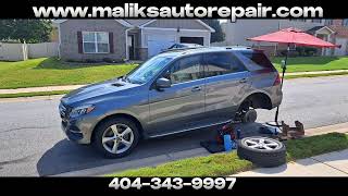 HOW I REPLACED REAR PADS & ROTORS WITHOUT A SCANTOOL | WEAR SENSOR | 2017 MERCEDES-BENZ GLE350 2WD