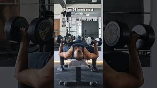 DON'T DO Dumbbell Bench Press LIKE THIS! #shortsfeed #chestworkout #benchpress #workouttips #gym