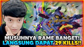 GAK MASUK AKAL TURUN DI TEMPAT INI MUSUHNYA RAME BANGET , LANGSUNG DAPAT 29 K1LLS !! - PUBG MOBILE