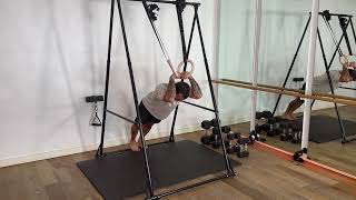 On The Rings: Overhead Tricep extensions