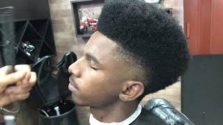 COMO FAZER UM SIDE FADE EM CABELO AFRO