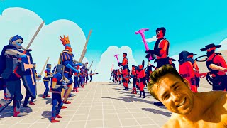 GACHI BILLY HERRINGTON TEAM vs MEDIVAL TEAM | TABS Totally Accurate Battle Simulator