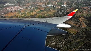 Iberia Airbus A350-941 Pushback, Taxi & Takeoff from Madrid-Barjas Airport! (AMAZING WING VIEW!)