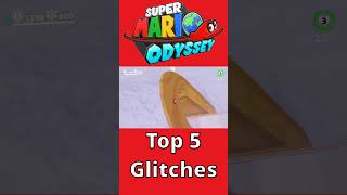 Top 5 Glitches in Super Mario Odyssey #shorts #mario #supermario #marioodyssey #glitch #nintendo