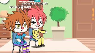 older siblings vs little siblings in video games clown neighbor brothers gacha life animation video