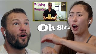 JAPANESE GIRL REACTION TO FILTHY FRANK | RAT CHEF