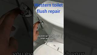 western toilet flush repair / #short #plumbing  #trending