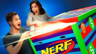 $2000 NERF Mystery Box Surprise Challenge