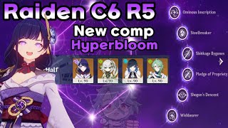 Raiden R5 3.6 Spiral Abyss Floor 12 hyperbloom showcase