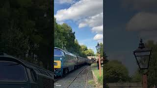 Western Champion drifts by Eardington Halt #railway #train #western