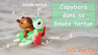 Tutoriel Fimo Capybara dans bouée tortue / Polymer Clay Tutorial