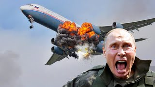 7 минут назад, прощай, Путин, российский президентский самолет, сбитый в США ракета M90