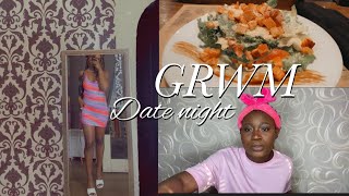 GRWM |boring|| date night