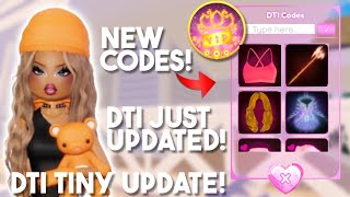 DTI NEW UPDATE: ALL New CODES, HAIRSTYLES & SECRET QUEST INSIDE!