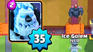 CAN LVL 35 ICE GOLEM SAVE TOWER FROM PEKKA?