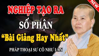 SỐ PHẬN MỖI NGƯỜI ĐỀU DO NHÂN QUẢ QUYẾT ĐỊNH (Nghe Và Ngẫm Nghĩ) - Pháp Thoại Sư Cô Như Lan