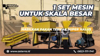 Full Proses!! Satu Set Mesin Untuk Dedak Berkualitas Dan Super Halus #feedmillmachinery